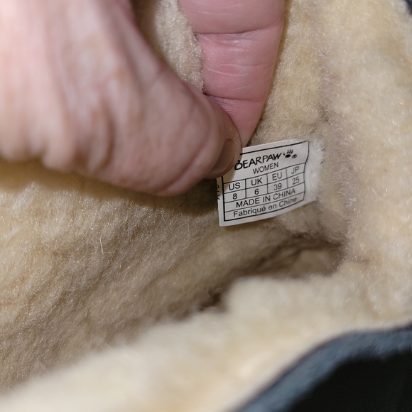 BEAR PAW Boot Womens Size 8 Fur Lined Bluish Gray - Picture 6 of 8